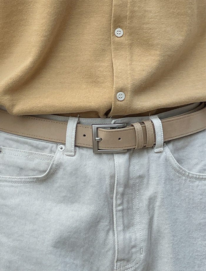 Essential Suede Cow Leather Belt