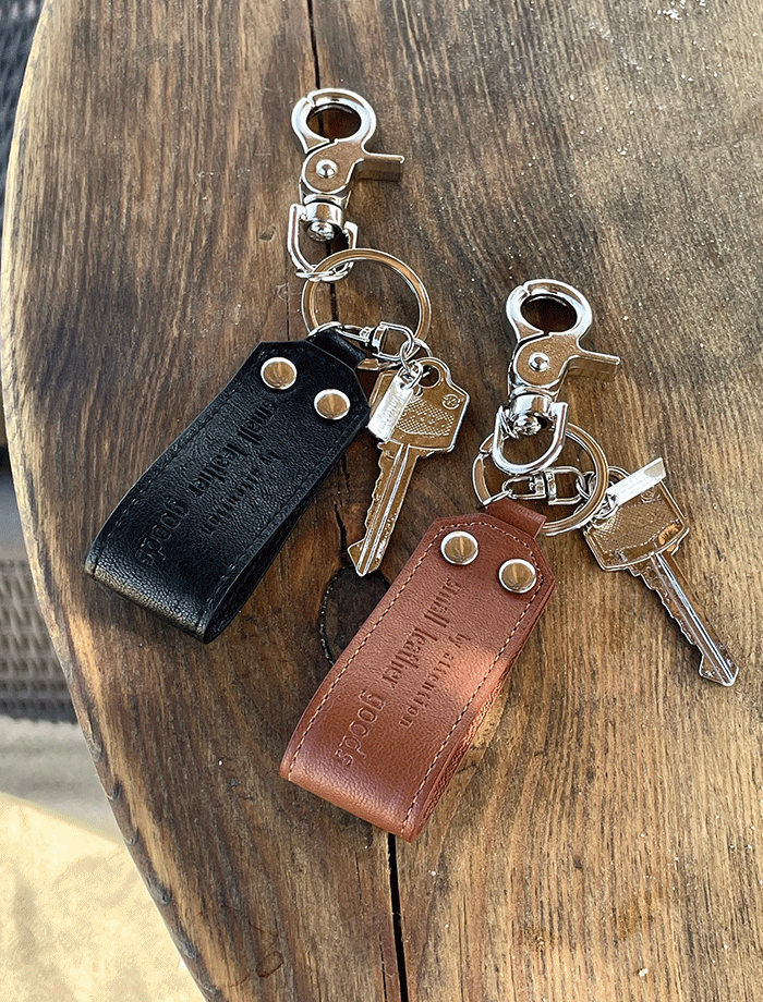 Archive Leather Key Ring