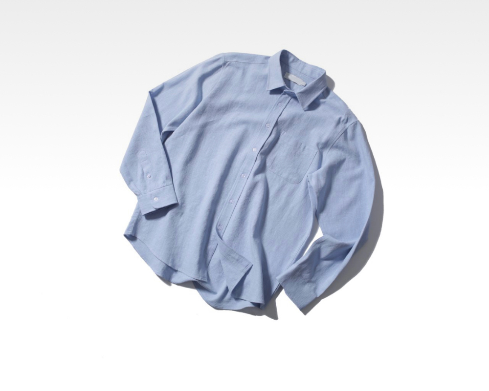 긴팔 티셔츠 라벤더 색상 이미지-S1L35
