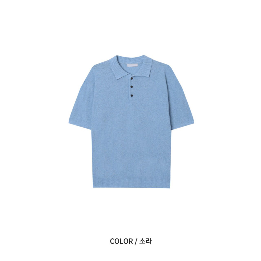 반팔 티셔츠 블루 색상 이미지-S1L30