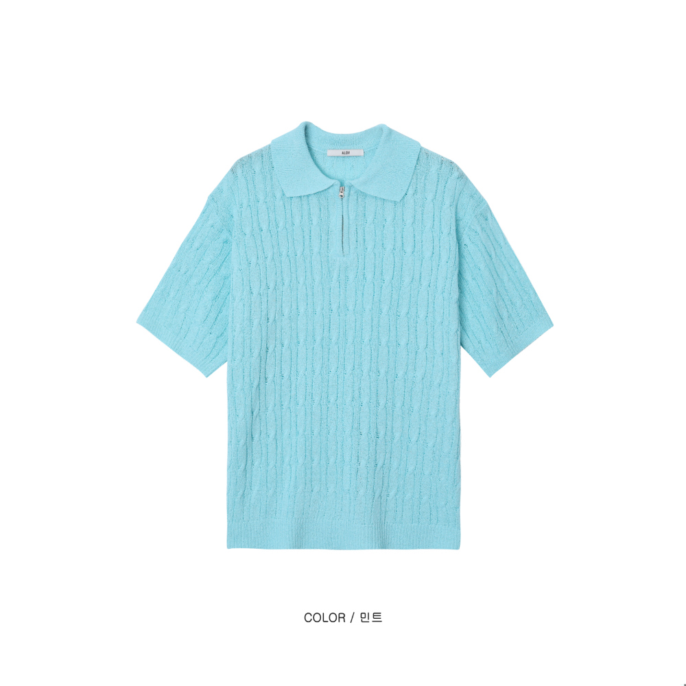 반팔 티셔츠 스카이블루 색상 이미지-S1L51